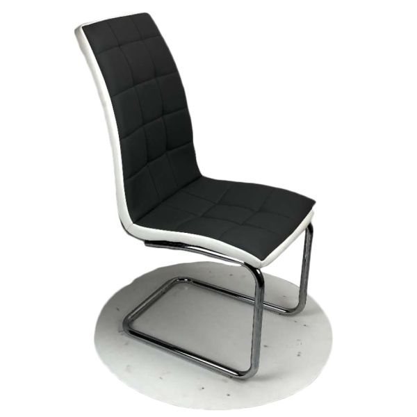 Buy 100cm Electroplate Z Leg 58KGS High Back Dining Room Chairs at wholesale prices