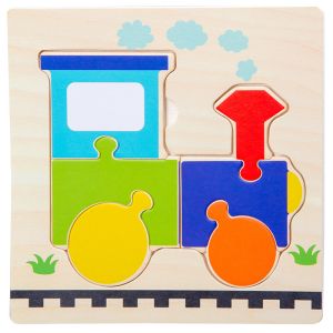Montessori Games Baby Toys Animals Traffic Kids 3D Puzzles Wooden Cartoon