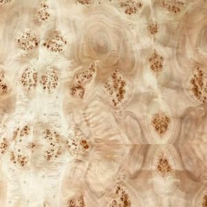 Customized Mapa Burl Veneer Sheets 0.6mm Thickness Smooth Surface