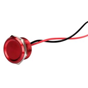 22mm Ip68 Piezo Touch Switch Aluminum Self Reset Electric