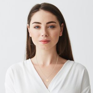 18K Gold ‘H’ Pendant Necklace