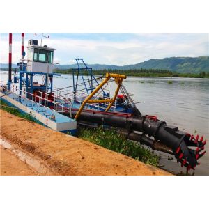 30m Length Gold Dredge Boat 25m River Dredging Machine