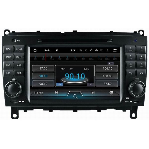 Ouchuangbo car radio dvd player android 7.1 system Mercedes Benz CLK W209 Benz CLS W219 with gps navi wifi SWC