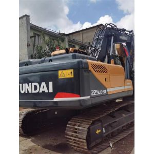 4.2 km/s Rate Speed Used Hyundai 225-9T Crawler Excavator in Shanghai Less Hours