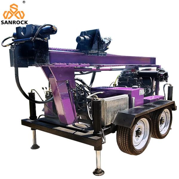 Small Well Water Drilling Equipment High Drilling Efficiency Water Borehole Drilling Machine