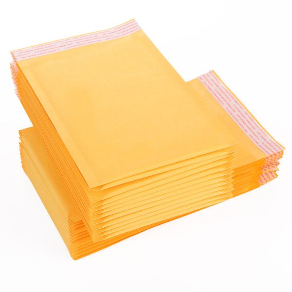 Buy 30 Micron Waterproof Self Seal 14*17cm Kraft Bubble Mailer at wholesale prices