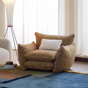 Italian Minimalist Modern Single Lounge Chair Luxury Lazy One Person Couch Chair