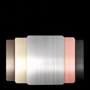 AA8110 Brushed Surface Treatment Prepainted Aluminum Coil