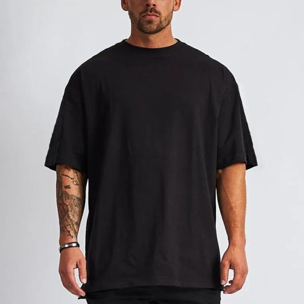 Luxury Men Cotton T Shirts Cotton Loose Fit Blank Oversized