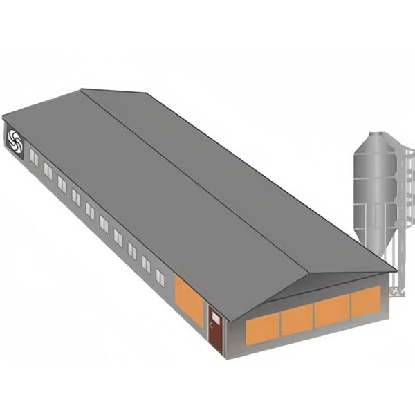 Buy Steel Chicken House Equipment  Easy Install With Automatic Feeding System at wholesale prices