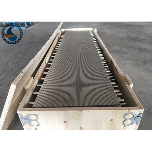 Heat Resistant Wedge Wire Screen Panels For Aquaculture / Food Industry