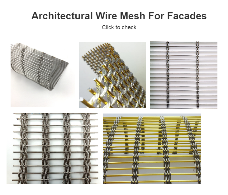 314 Stainless Steel Wire Mesh Panels 9.5mm