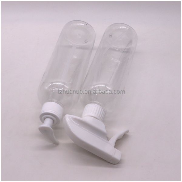 Customized Color 500ml/600ml HDPE Plastic Pump/Sprayer Lotion Bottles for Clean Lotion
