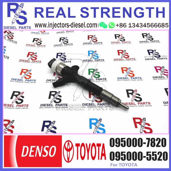 Diesel auto engine systems Fuel Diesel Injector 23670-39265 095000-7820 For Toyo-ta 1KD-FTV 095000-7820 23670-39265