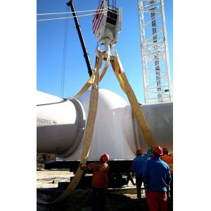 Heavy Duty Four Ply Flat Webbing Sling En1492 Standard Tuv Ce Gs Approved