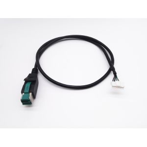 6A Fast Charging 12V 24V PoweredUSB Cable Male To JST Connector For Printer