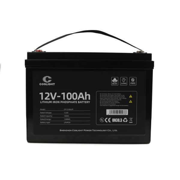 Coslight 100ah 12v lifepo4 Lithium Batteries RV Camping Solar Battery