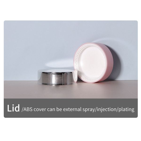 Logo Printing Customized Acrylic Cosmetic Pump Bottles for in Skin Care Cream 50g and 100ml Luxury Skincare Packaging Set