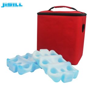 Chill Liquid Freezer Pack HDPE Ice Cooler Brick Customized For Beer Cooling