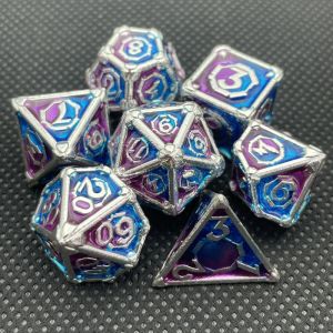Desktop Game Metal Multi Face RPG Dice Set Dnd Coc Multiple Colour