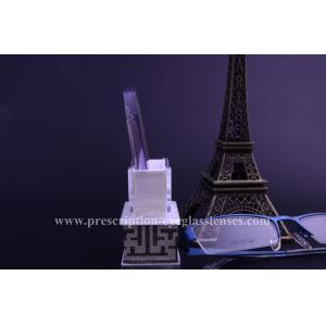 Green Coating Round Top Bifocal Lens 1.56 Index Far / Near Vision FDA Approval