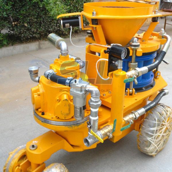 9m3/H Electric Tunnel Wall Concrete Spraying Equipment Full Pneumatic Driven