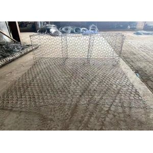 80x100mm 3mm wire galvanized hexagonal gabion basket