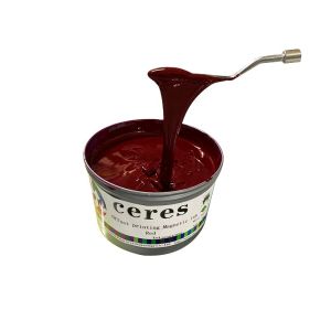 Ceres Magnetic Security Ink Red for Offset Printing 1kg Can
