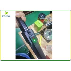 Auto Calibration Security Hand Held Metal Detector Anti Slip Handle In Police