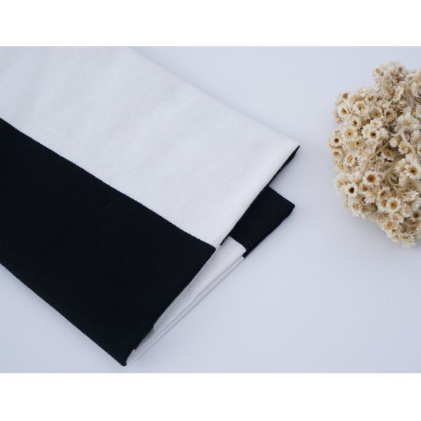 Soft And Skin - Friendly Wearable Comfortable Striped Knit Fabric High Durability