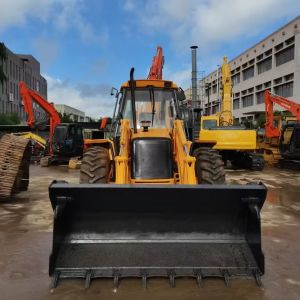 JCB 4CX Backhoe Loader Second Hand Energy Saving With High Capacity