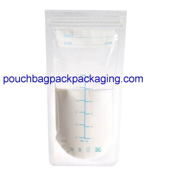 Pre-sterilized Breast Milk Storage Bags 180ml, BPA and BPS free