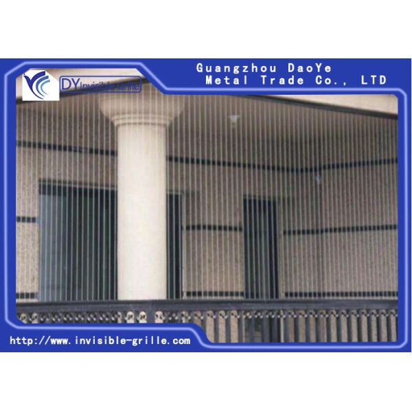 Safty Balcony Constructed 2.0 mm Diameter Stainless Steel Wire Balcony Invisible
