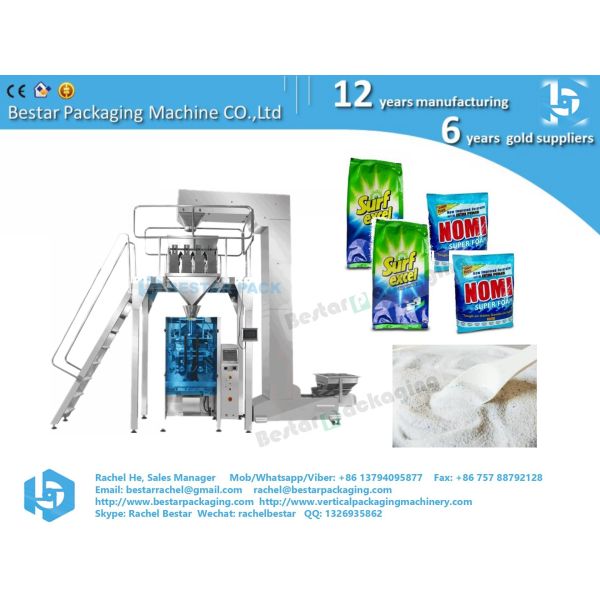 Buy Stainless steel packaging machine weighing detergent powder and packing at wholesale prices