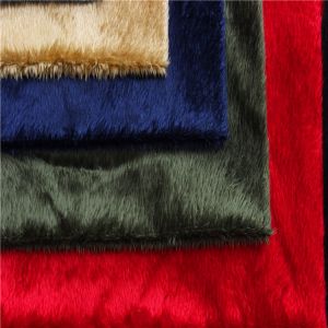 Quality 100% polyester warp knitting pearl velour/textile fabric for sale