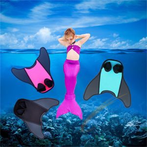 Lightweight Mermaid Monofin Swimming Stretchy Comfortable High Durability