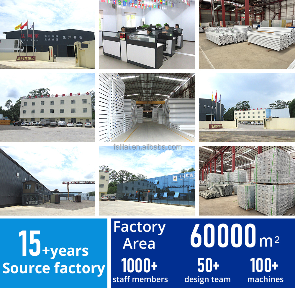 High Quality Easy Assembly 20ft Folding Container House Modular Container Unit Portable Site Office Prefab Dormitory Bathroom