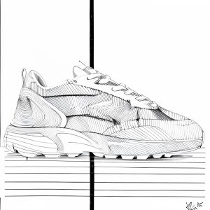 Low Top Round Head Custom Running Shoes Spring And Summer New Black Casual