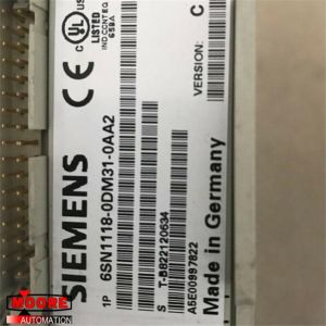 6SN1118-0DM31-0AA2 6SN1 118-0DM31-0AA2 Siemens Control Unit 2-Axis