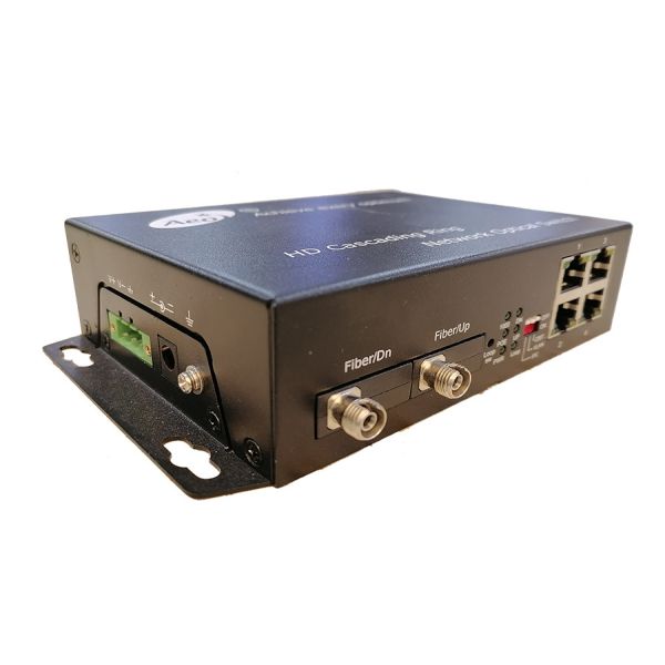Buy Cascading Gigabit Ethernet POE Switch 4 POE Ethernet 2 Optical Ports at wholesale prices