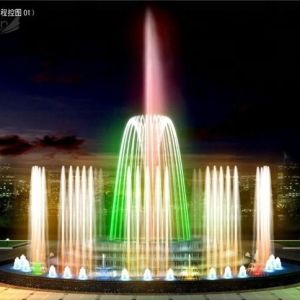Program Color Changing LED Pool Fountain Stainless Steel 304