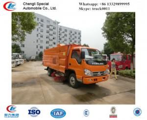 factory sale forland small RHD road sweeper truck for sale,best price FORLAND RHD street sweeping vehicle for sale