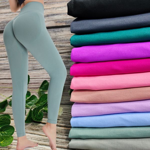 Buy 11 Color Seamless Women Scrunch Tight Push Up Yoga Pants Gym Fitness Leggings at wholesale prices