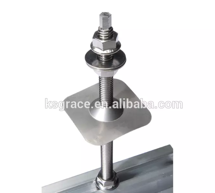 CE ROHS SGS Foundation Bolts Customized Solar Panel Mounting Bolts