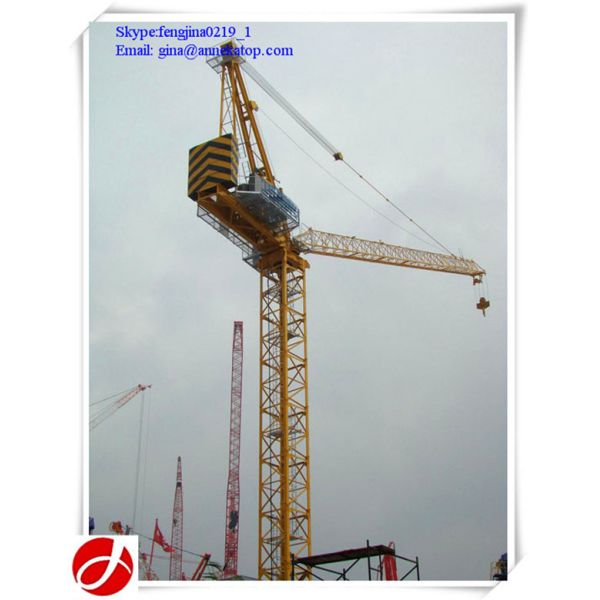 Buy 50m boom length luffing jib tower cranes price at wholesale prices
