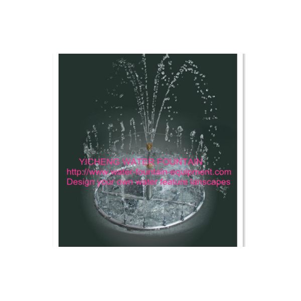 Buy Diameter 68cm Smoky Shape Water Fountain Equipment Stainless Steel at wholesale prices