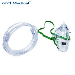Medical Supplies Disposable Pvc Oxygen Mask Adjustable Oxygen Gas Mask For