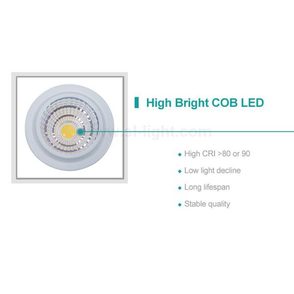 MR16 Spotlight COB LED 5W CRI>80 90LM/W High brightness for indoor lightings