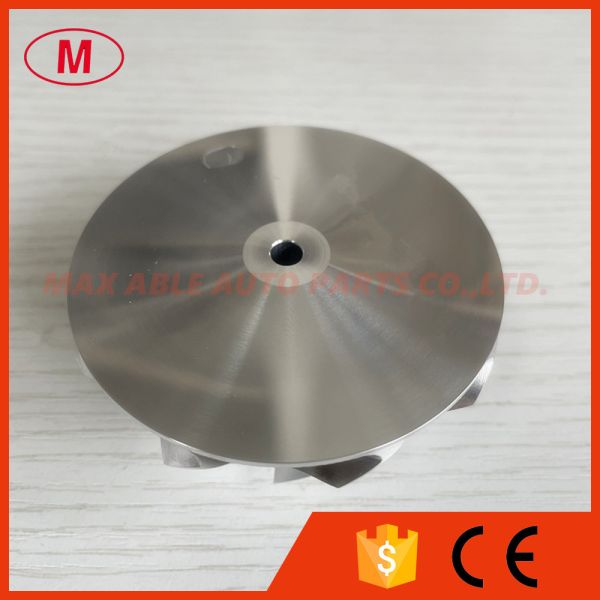 TD04 reverse 54.28/67.40mm 9+0 Blades point milling turbo aluminum 2618/Milling/billet compressor wheel