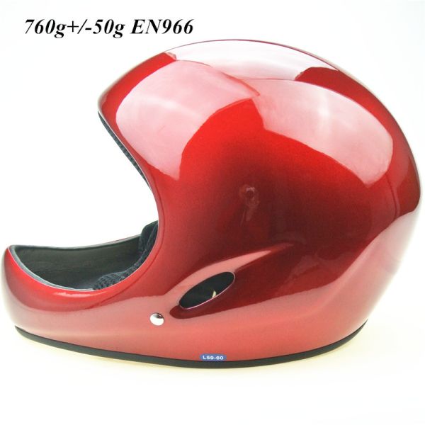 Red Paragliding helmet GD-A 760g+/-50g EN966 Standard Full face Hang gliding helmet
